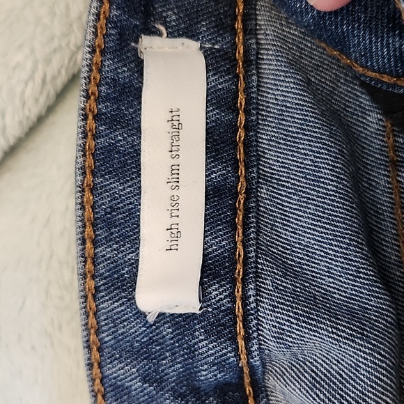 Sam Edelman high rise slim straight size 27 good condition denim jeans - Picture 6 of 9